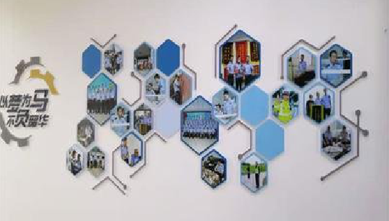 双牌文化墙最常见的做法。