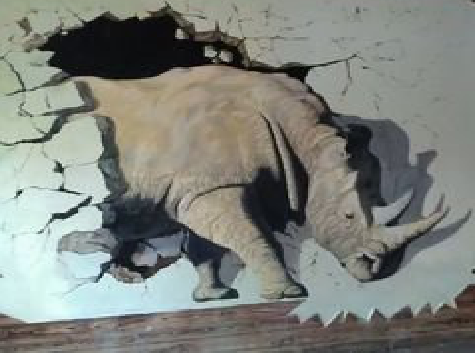 双牌在墙绘中，如何绘制3D效果？