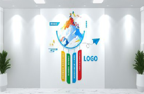 双牌公司企业形象墙的工艺材料有哪些？